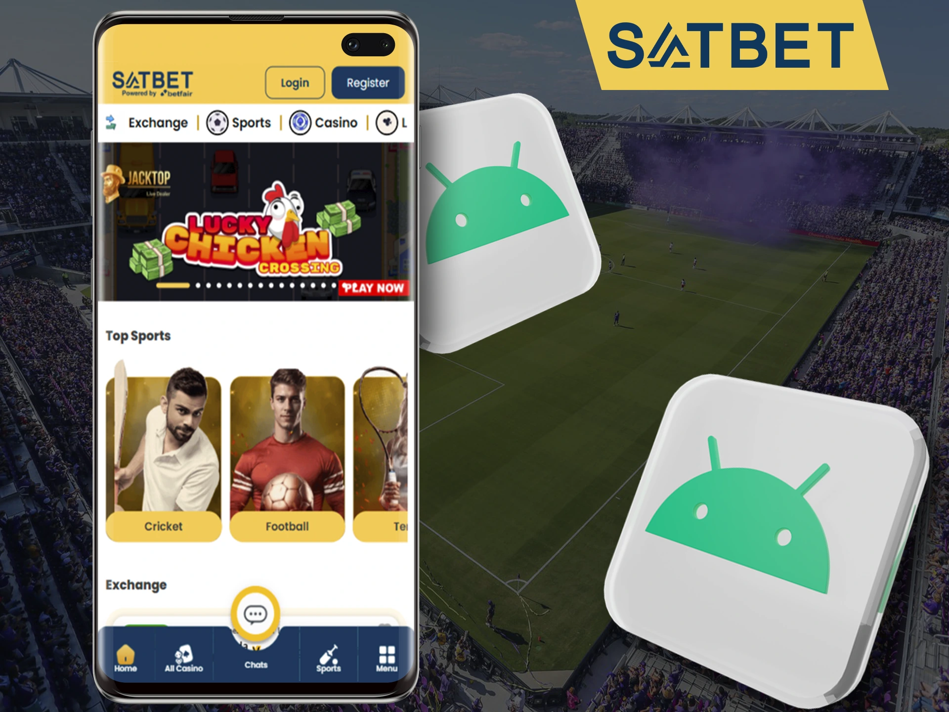 The Android app is waiting for you for quick bets in Pin Up.