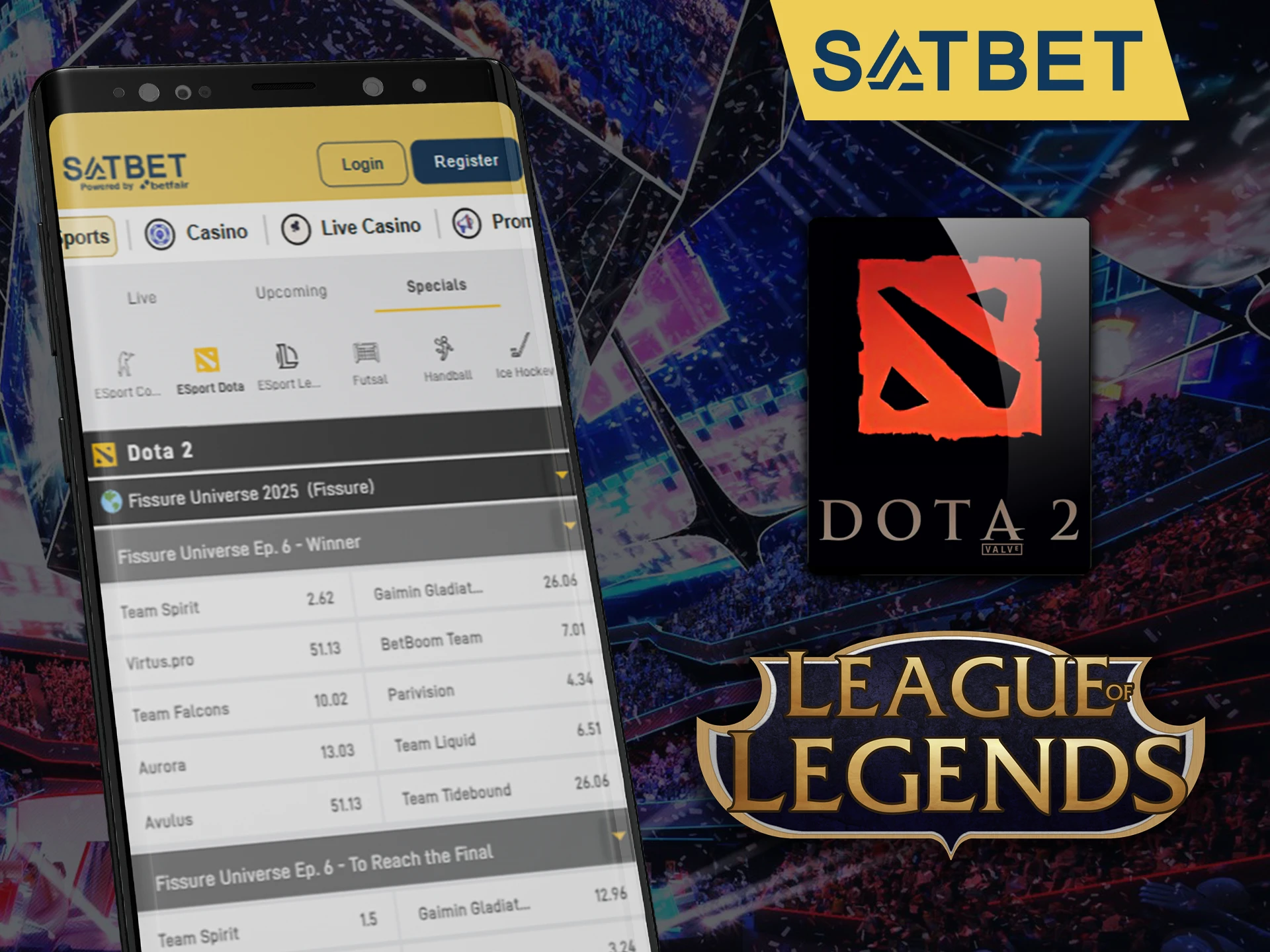 Predict and bet on Esports only at Pin Up.