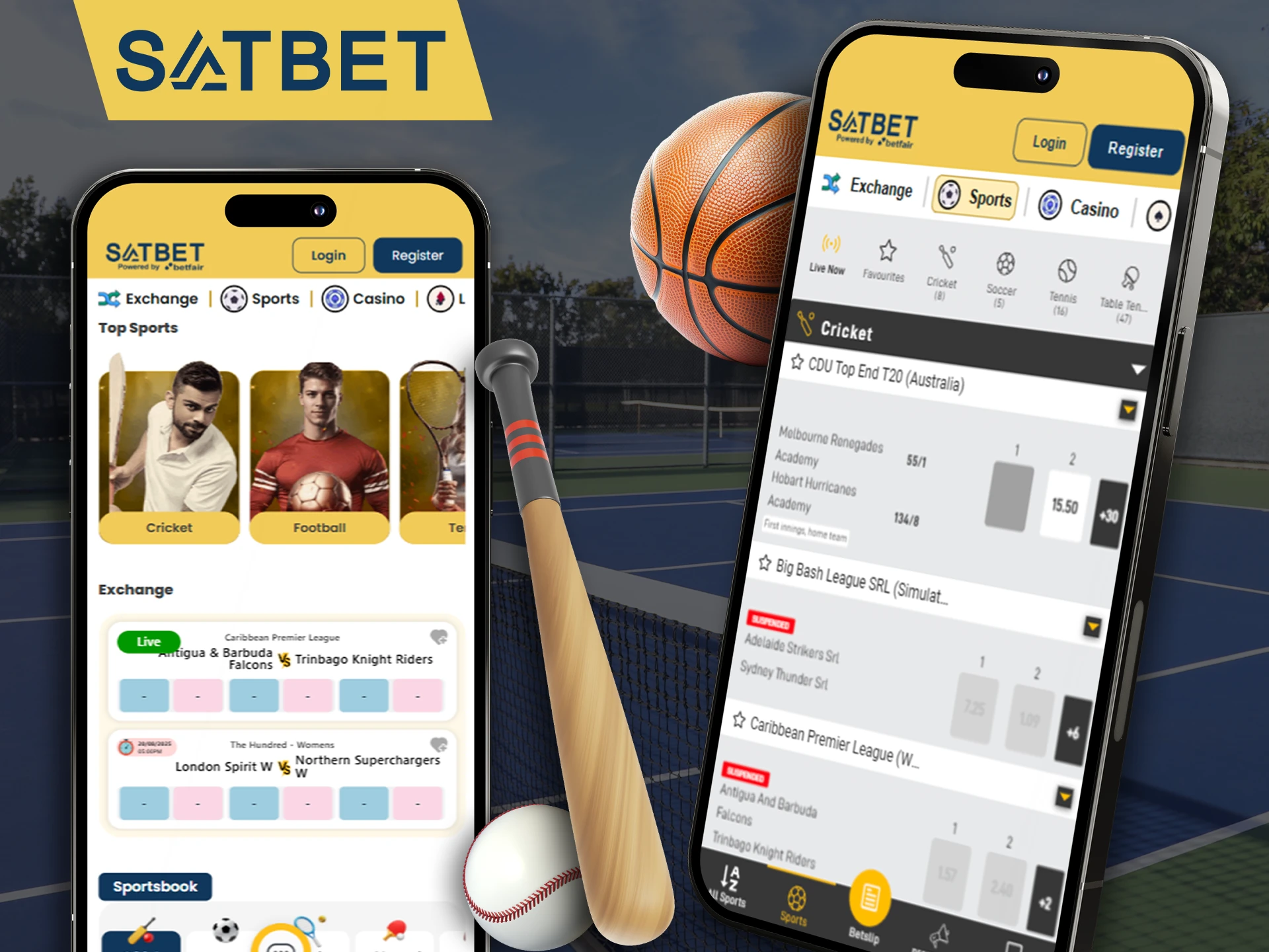 Find your favorite sport or team for winning bets at Satbet.