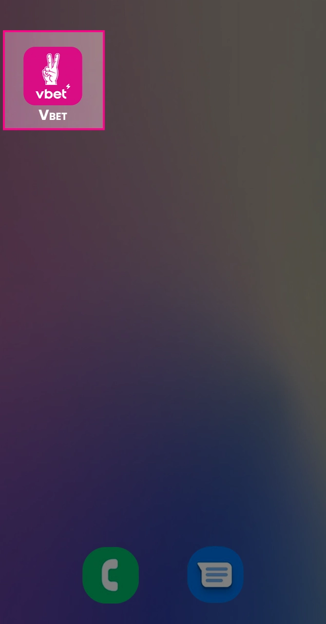 Open the Vbet app and start winning.