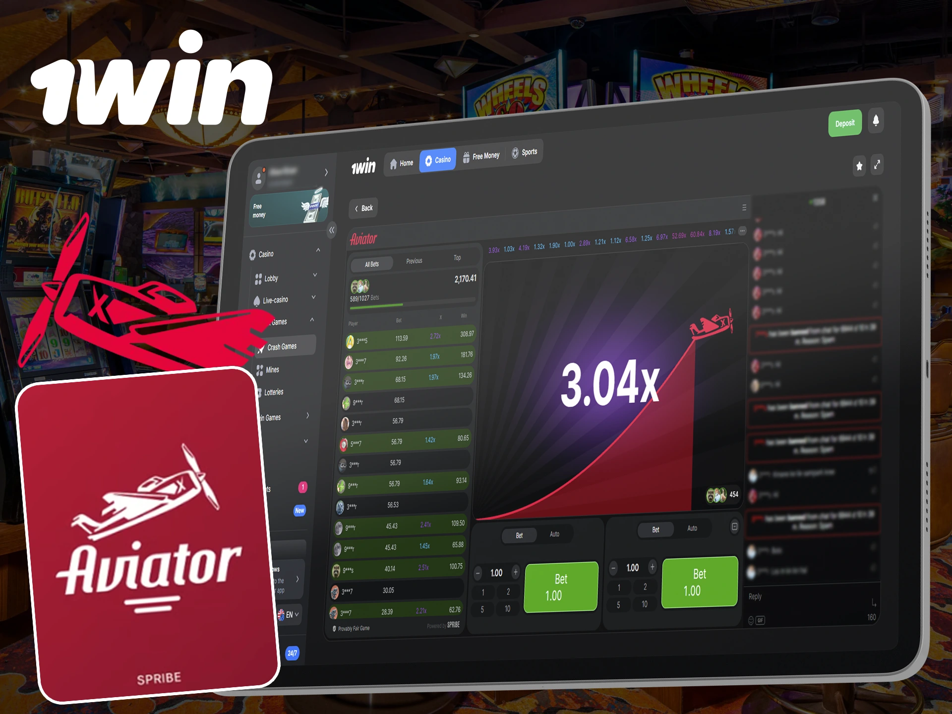 Aviator is a popular choice for 1Win users because it is easy to learn but full of thrills.