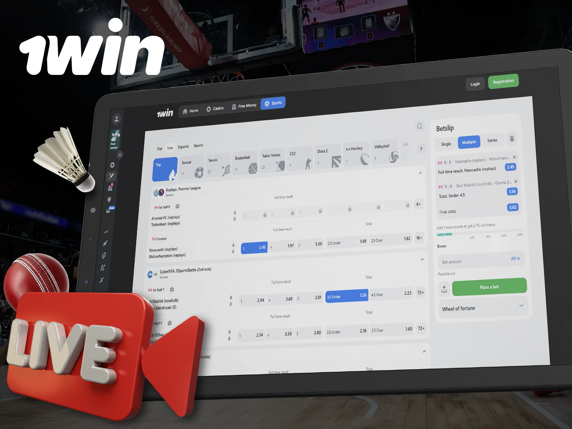 Discover the possibilities of 1Win Live Streaming.