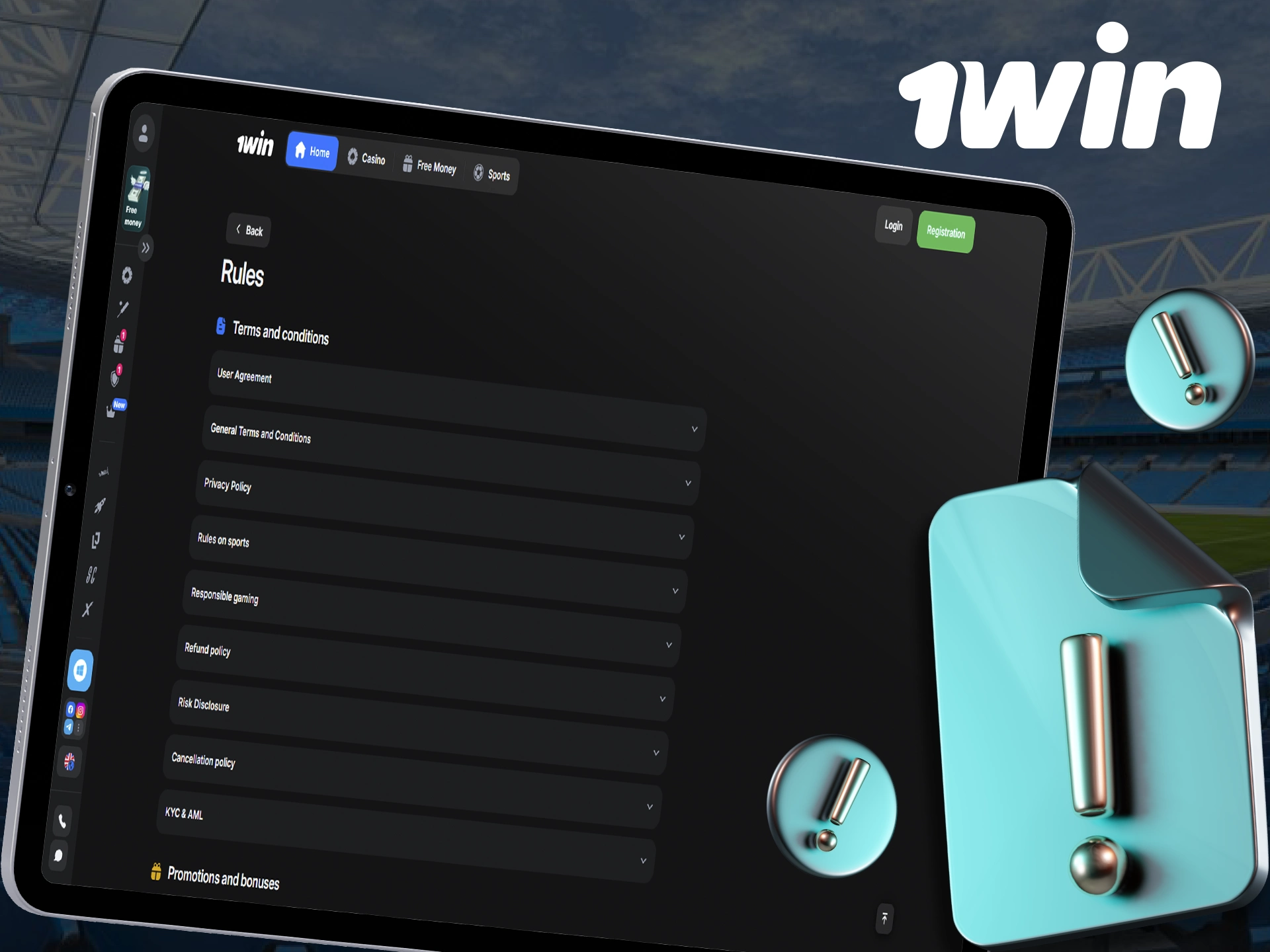 What rules should 1Win players follow.