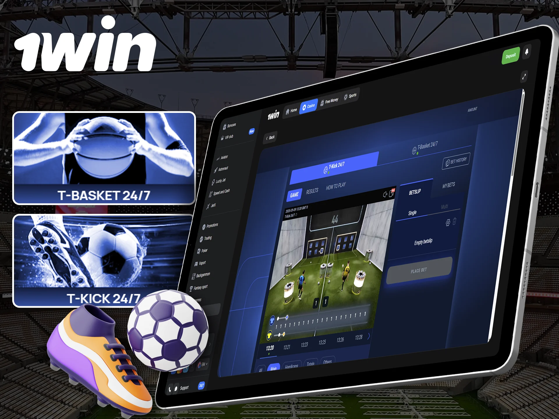 Place your bets on Twain Sport and win.