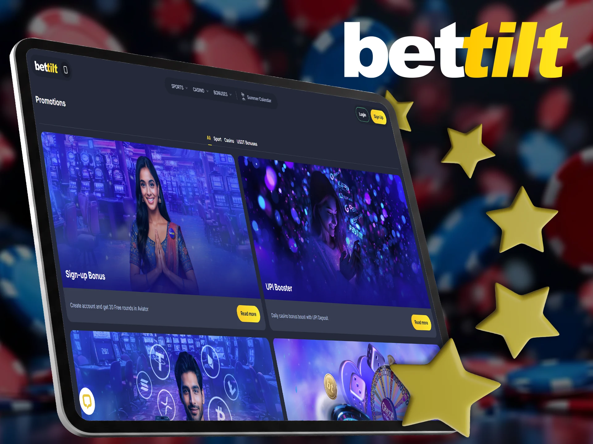 Find out about all the benefits of the game with Bettilt.