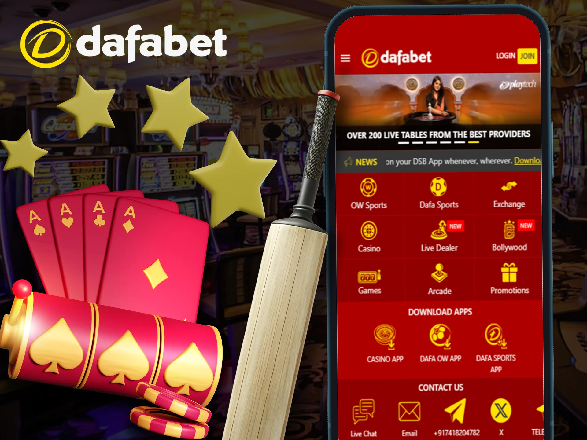 Choose the Dafabet app and take advantage of its benefits.