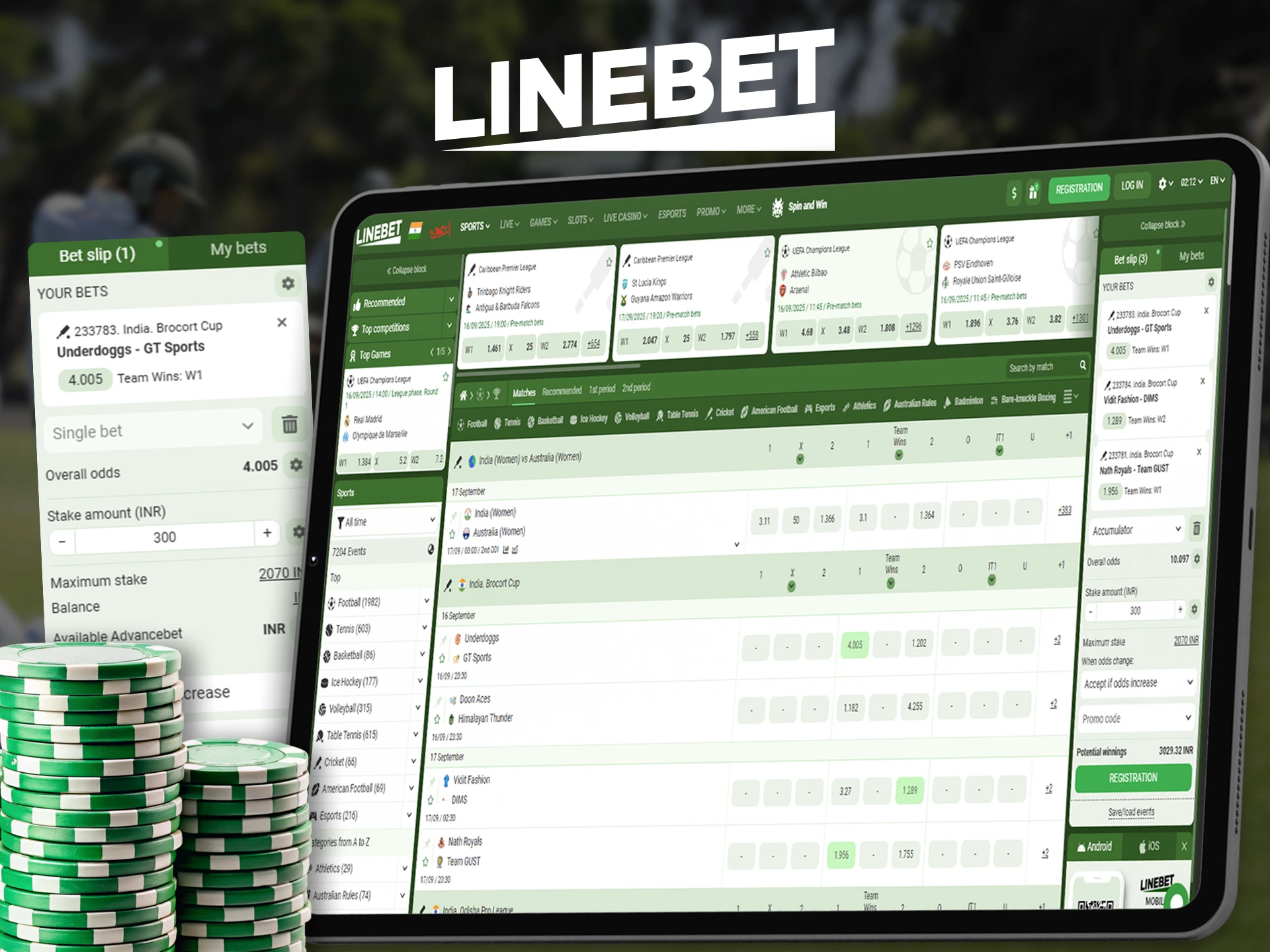 Please complete the required conditions to start betting at Linebet.