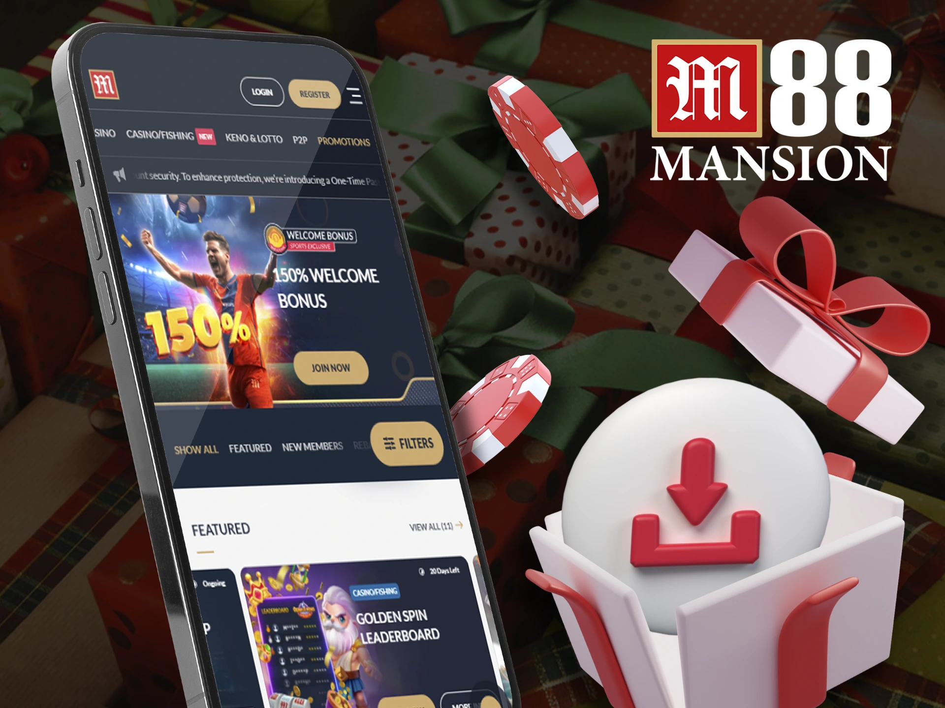 Get a bonus for installing the app in M88.