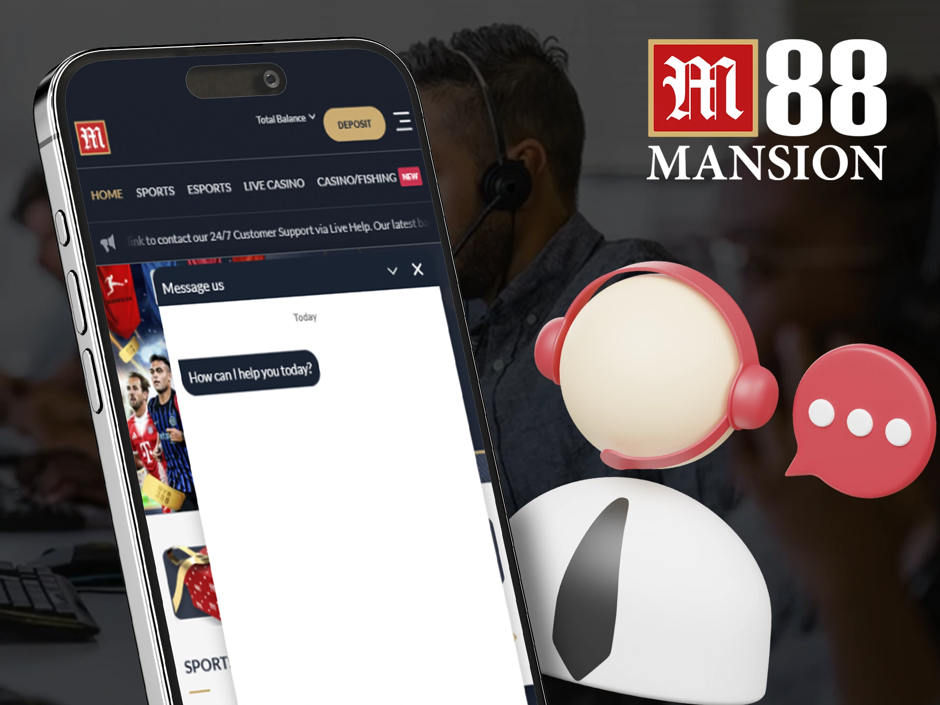 Please contact the M88 team if necessary by any method.