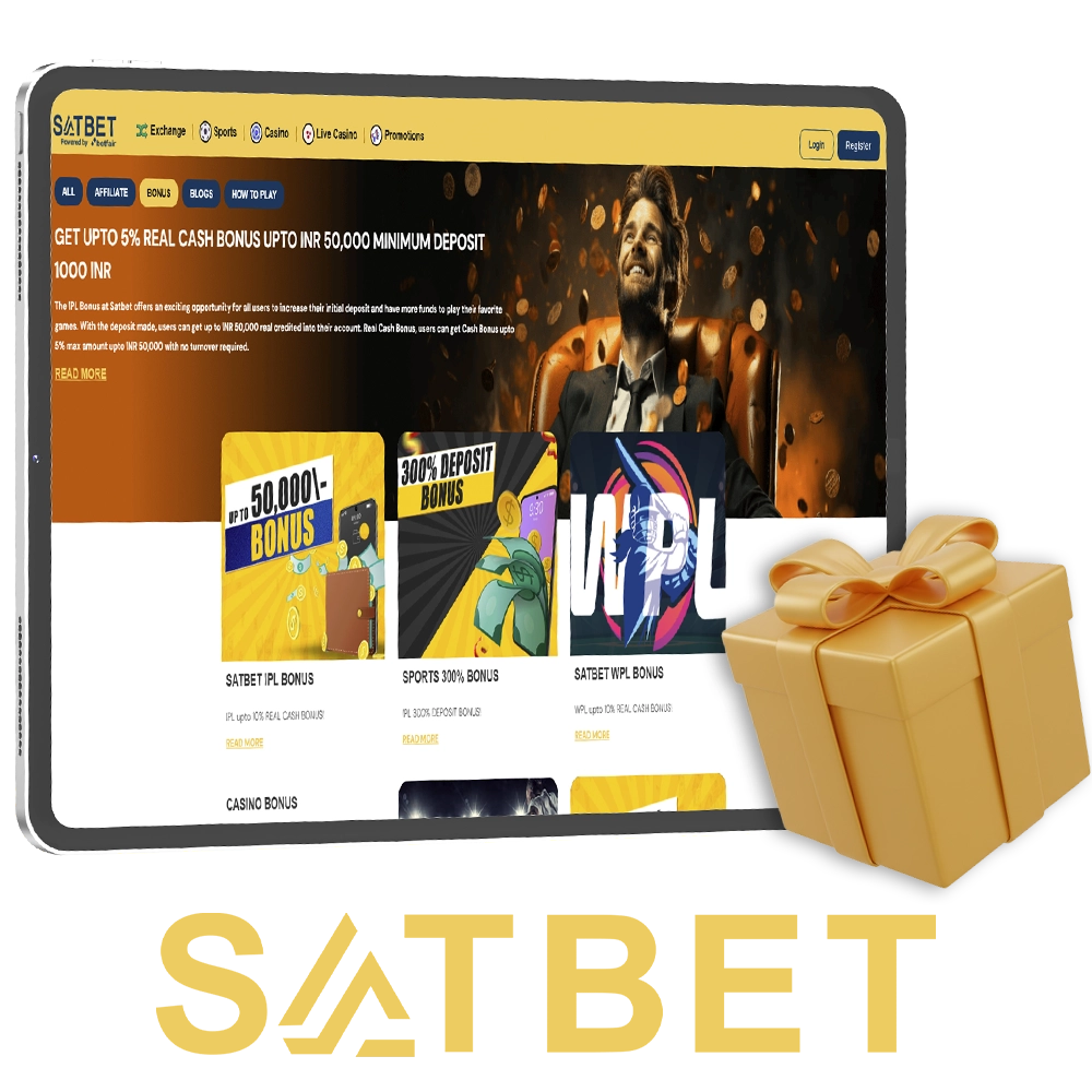 Find out about all the bonuses offered by Satbet.