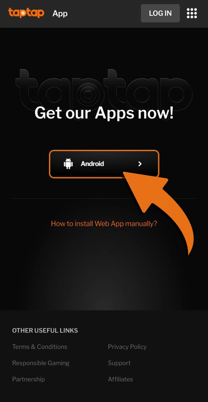 Start installing the 188bet app by clicking the install button.