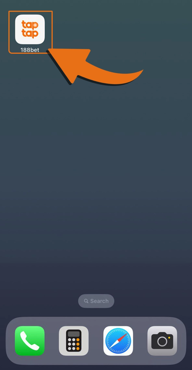 Open the 188bet app and go to betting.