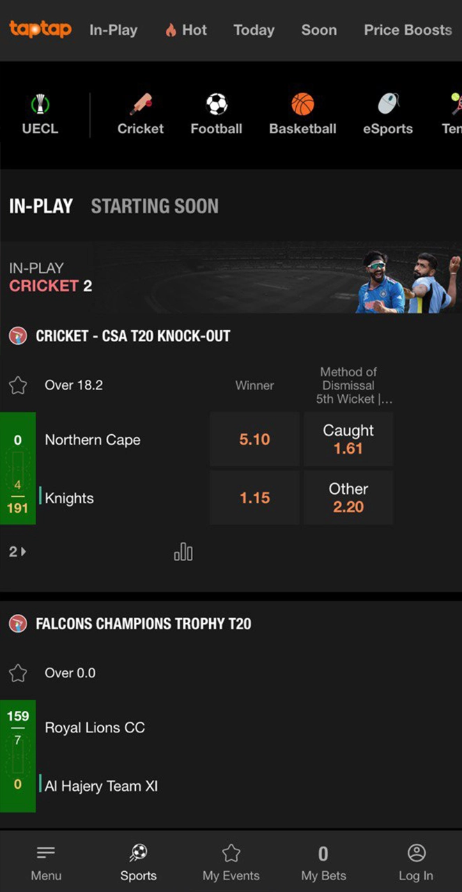 Get the best sports betting odds only in the 188bet app.