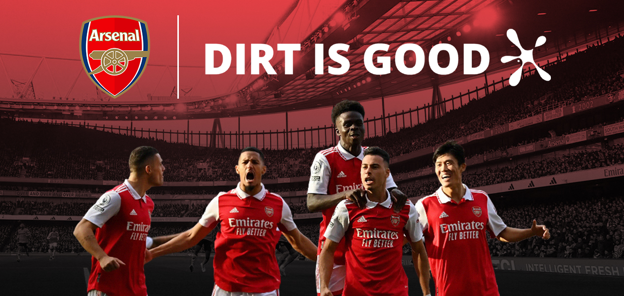 Arsenal extends Dirt is Good partnership