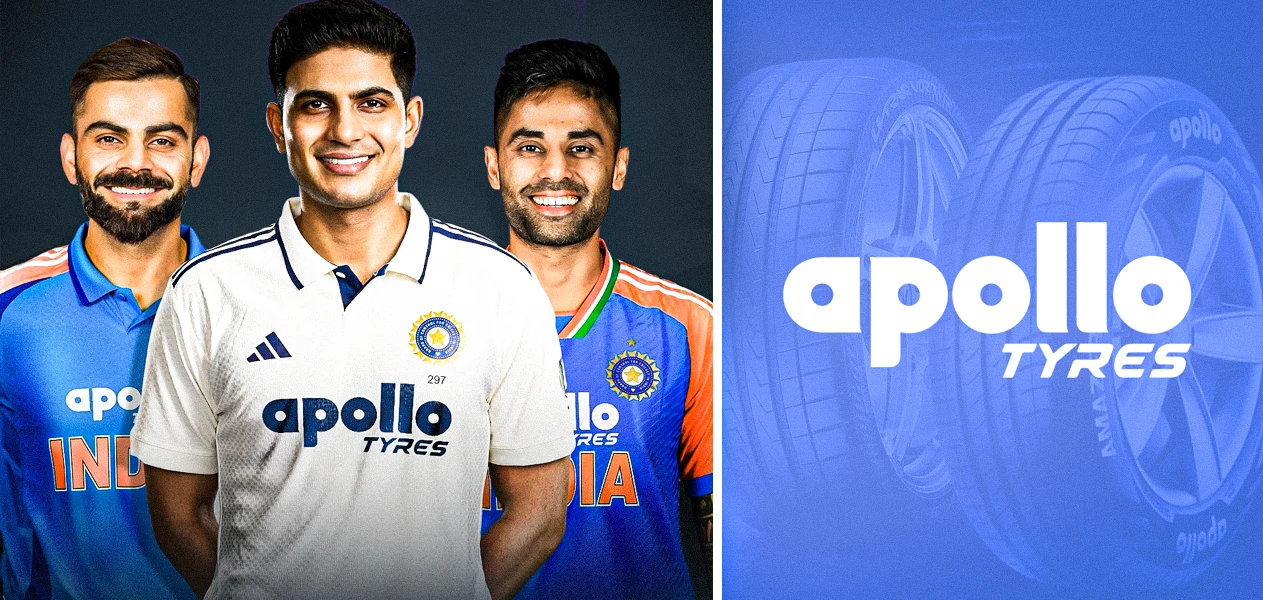 Apollo Tyres Indian men’s cricket team's new jersey