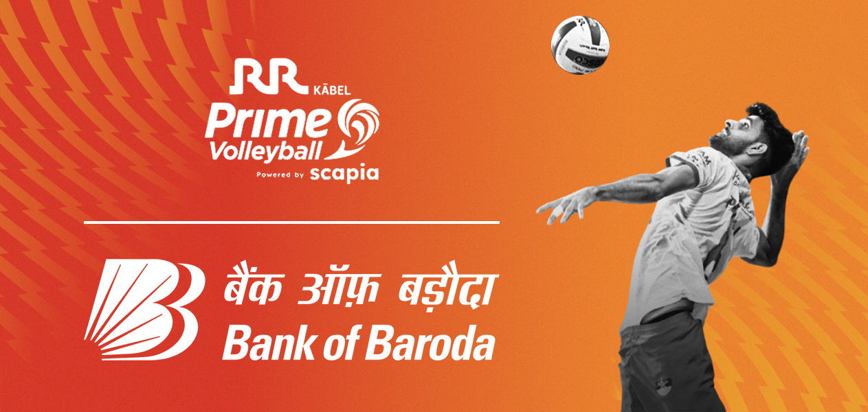 Prime Volleyball League Ropes In Bank of Baroda As Associate Sponsor