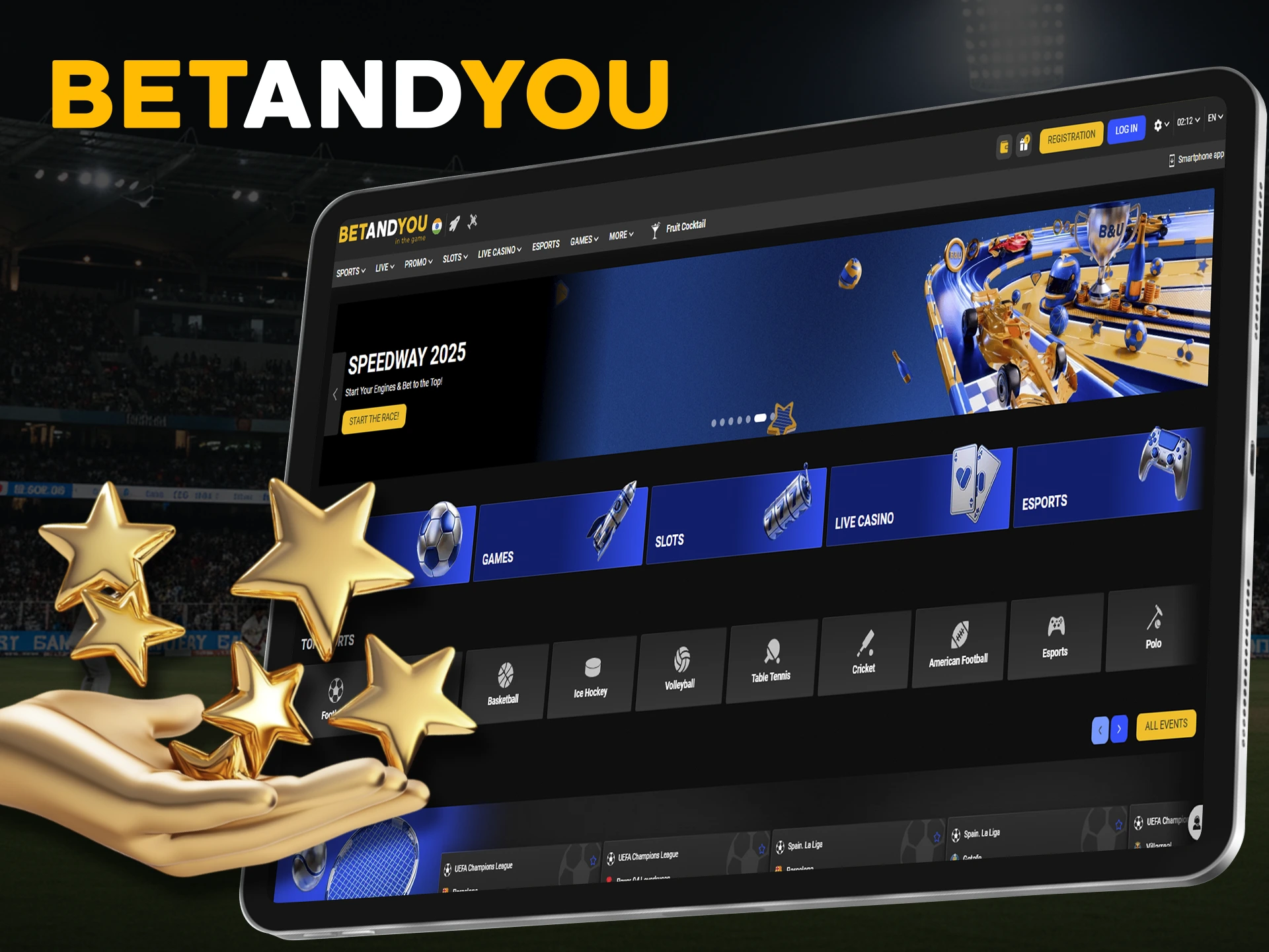 Find out what benefits await you in Betandyou.