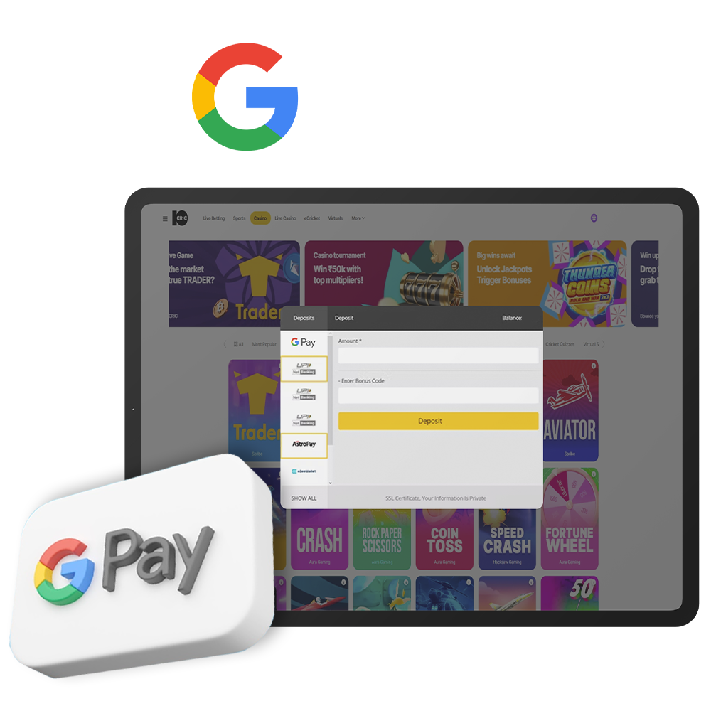 Try using Google Pay to top up your account.