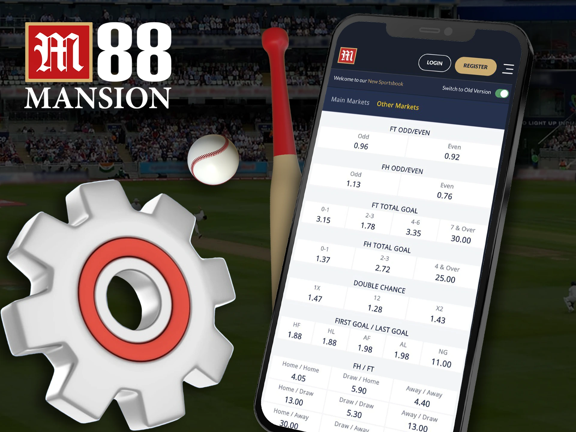 Use betting options for better wins in the M88 app.