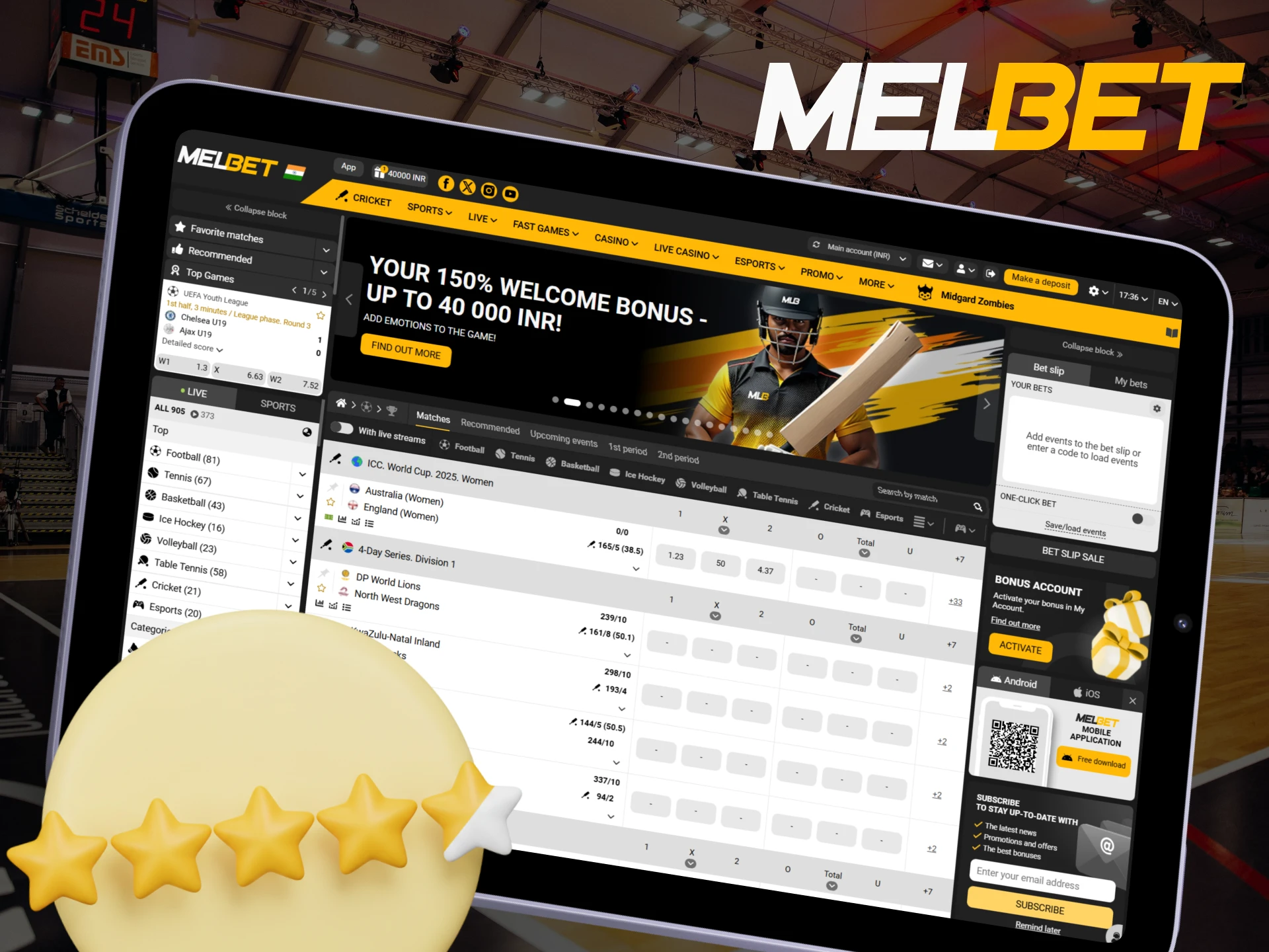 Read the conclusions about Melbet as for betting.