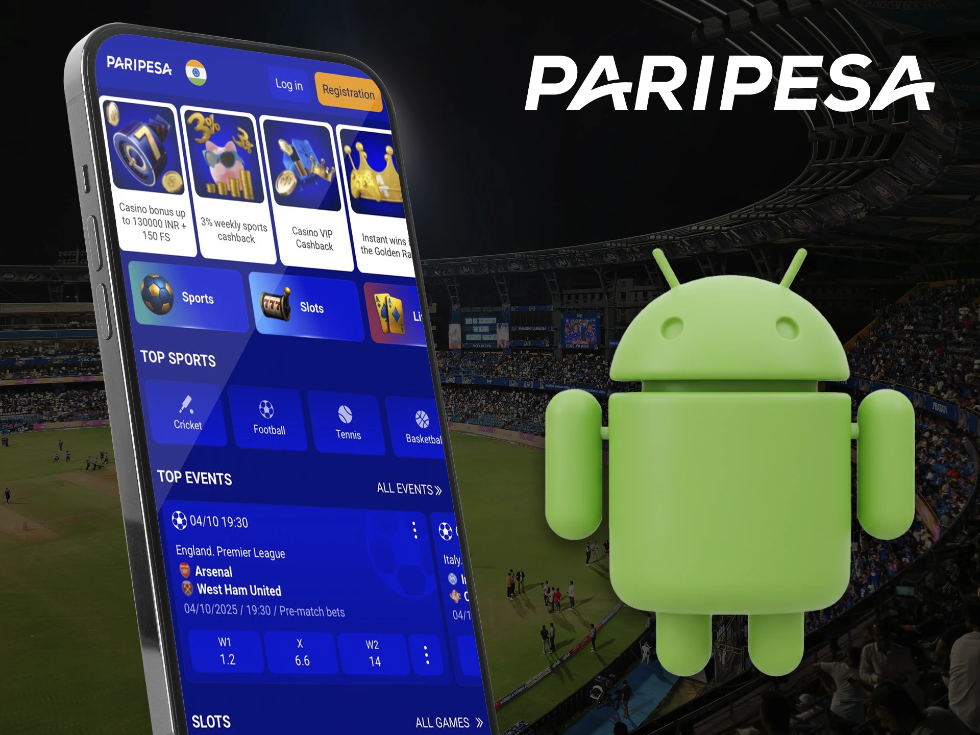 Use Android apps for convenient betting at Paripesa.