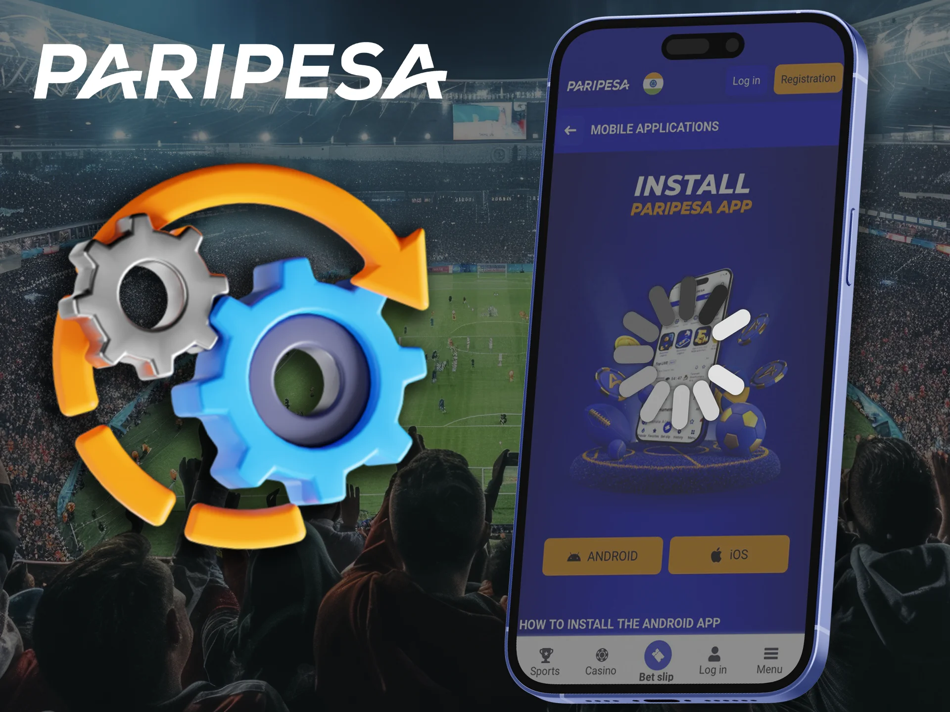 Get the latest version of the Paripesa app directly from the website.