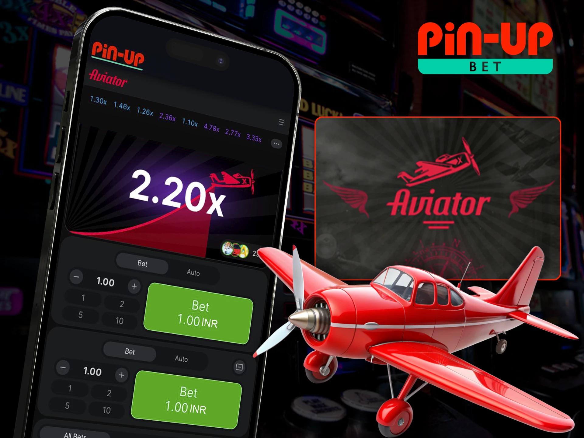 Get the best odds on the Aviator game only in the Pin Up app.