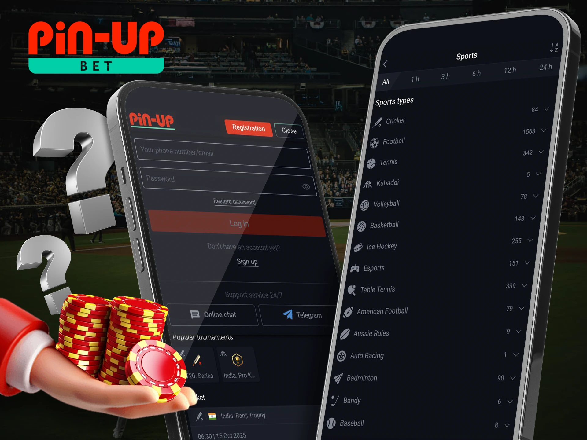 Place a winning bet after fulfilling the Pin Up conditions.