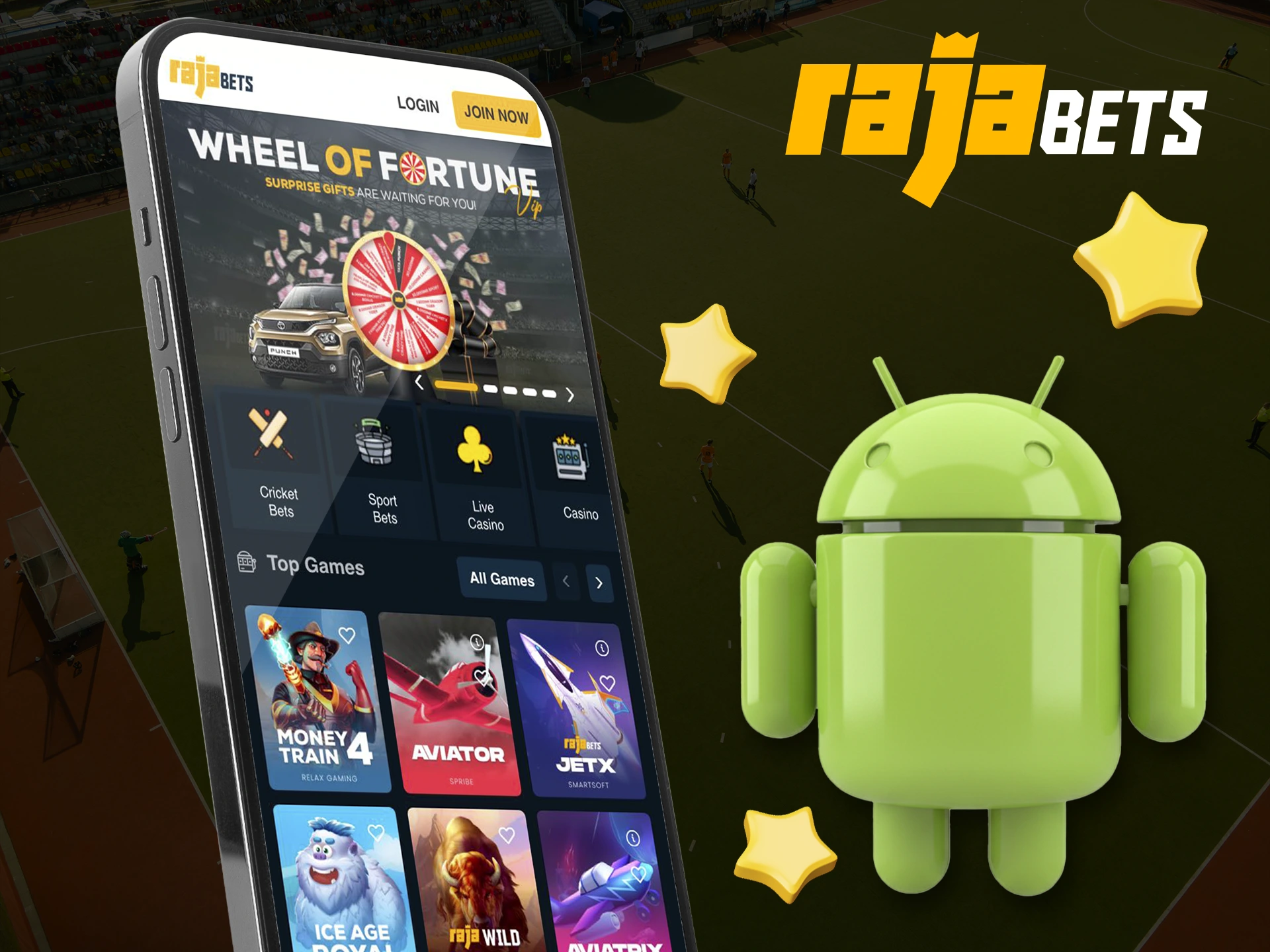 Learn about all the benefits of betting with the Rajabets Android app.