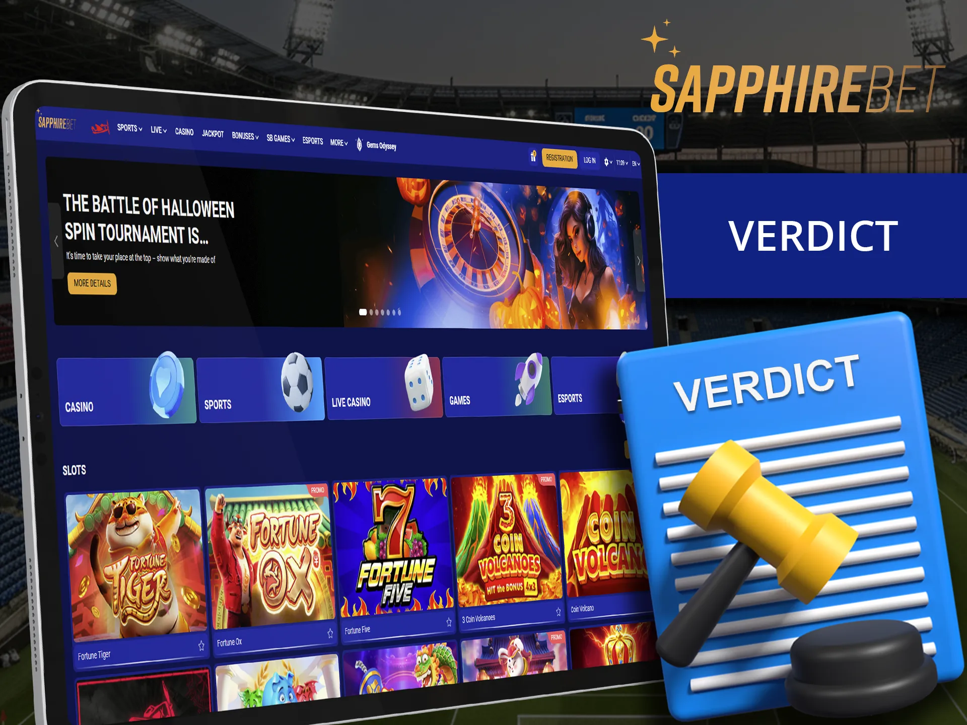 Read the verdict made by the Sportskhabri team at Sapphirebet.