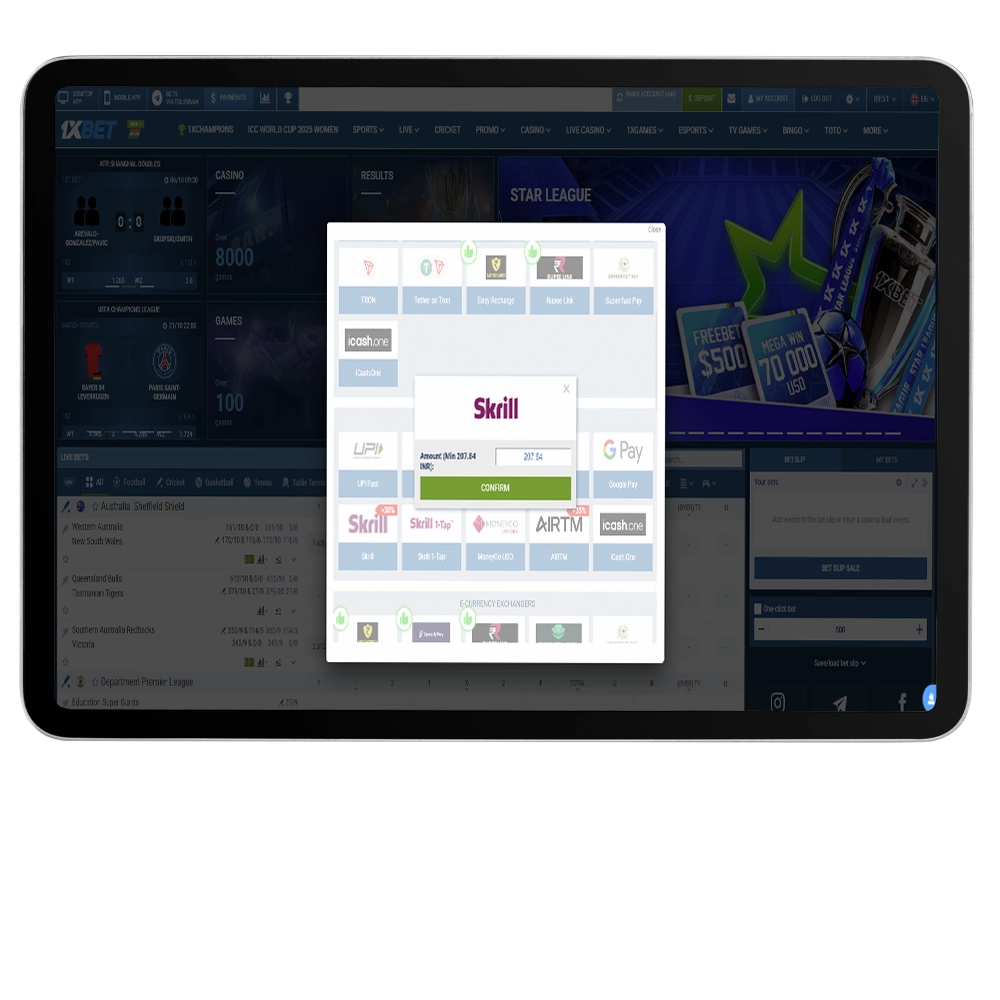 Learn more about the Skrill payment system.