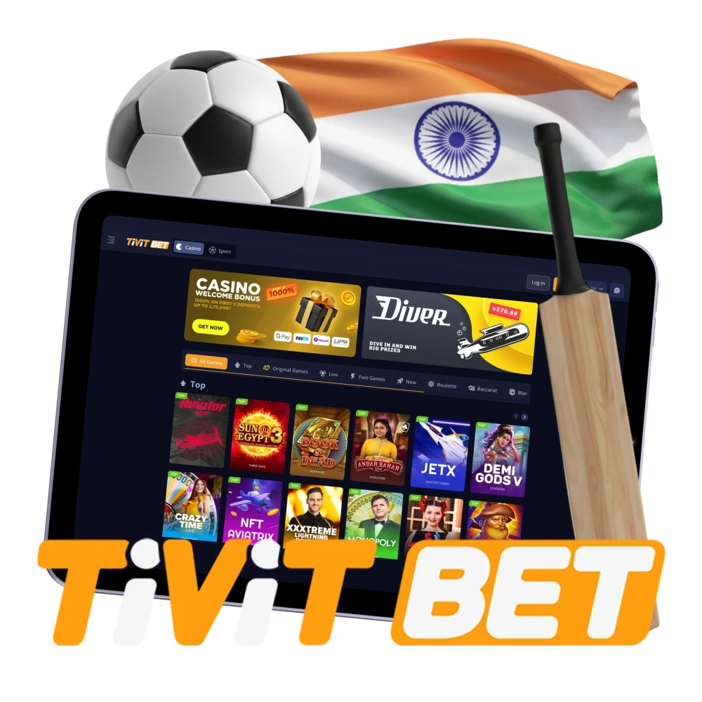 Play casino and bet on sports with Tivitbet.
