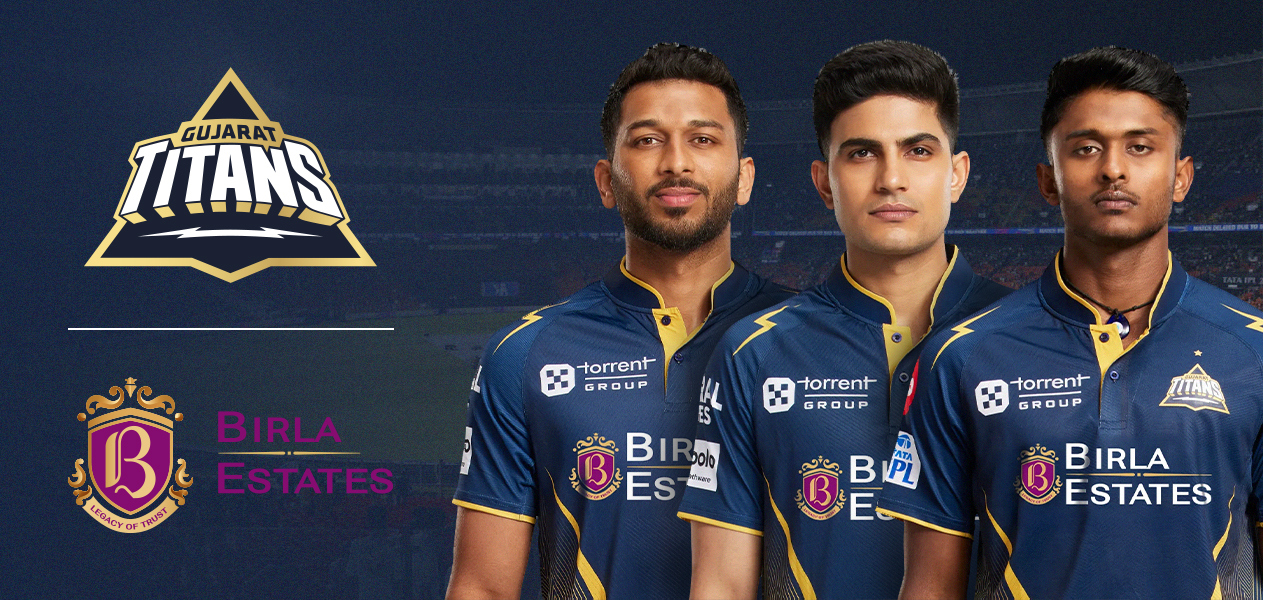Gujarat Titans Principal Sponsor Birla Estates