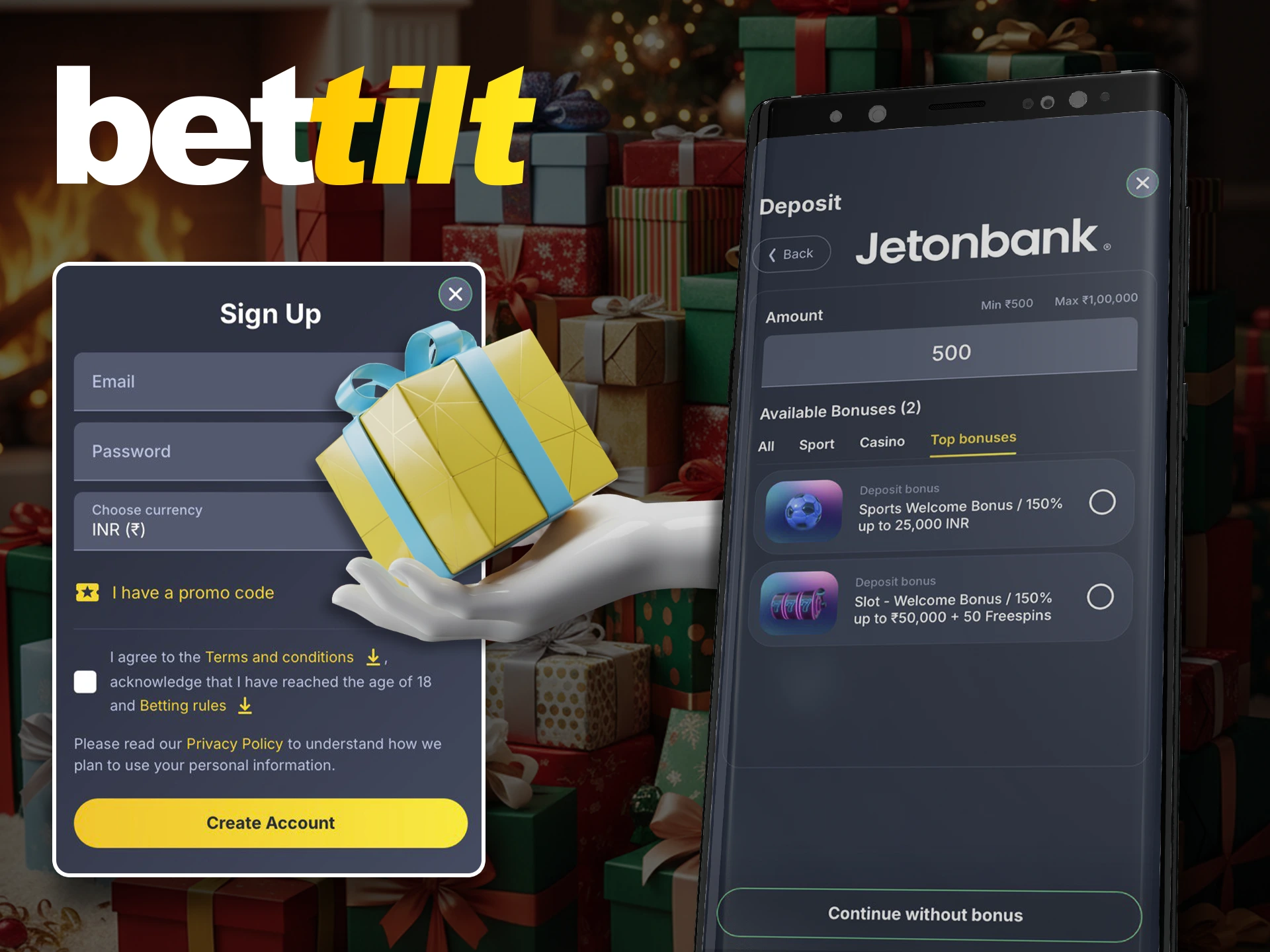Find out how to get a bonus in the Bettilt app for future wins.