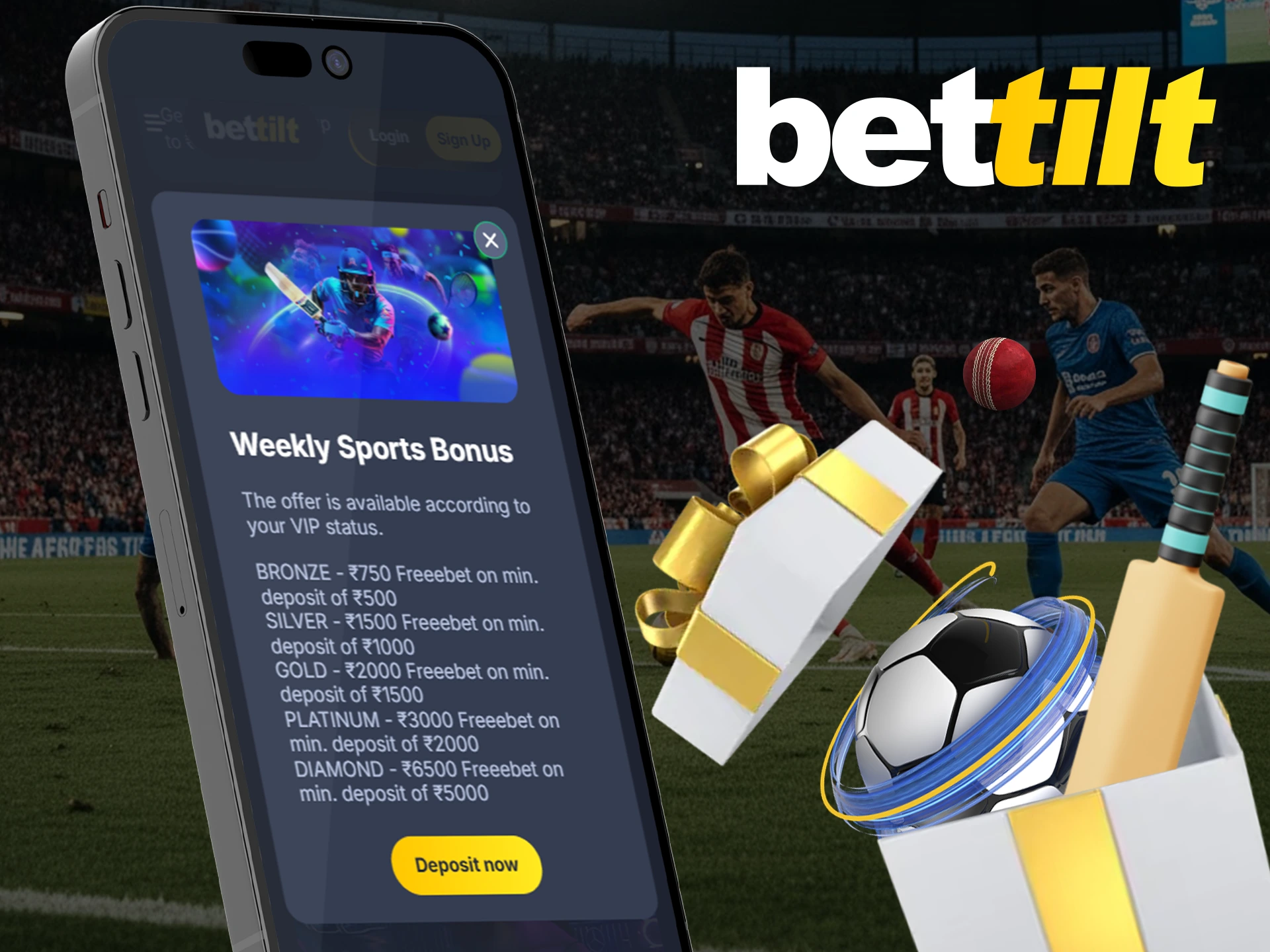 Don't miss out on the Bettilt bonus for your first sports bets.
