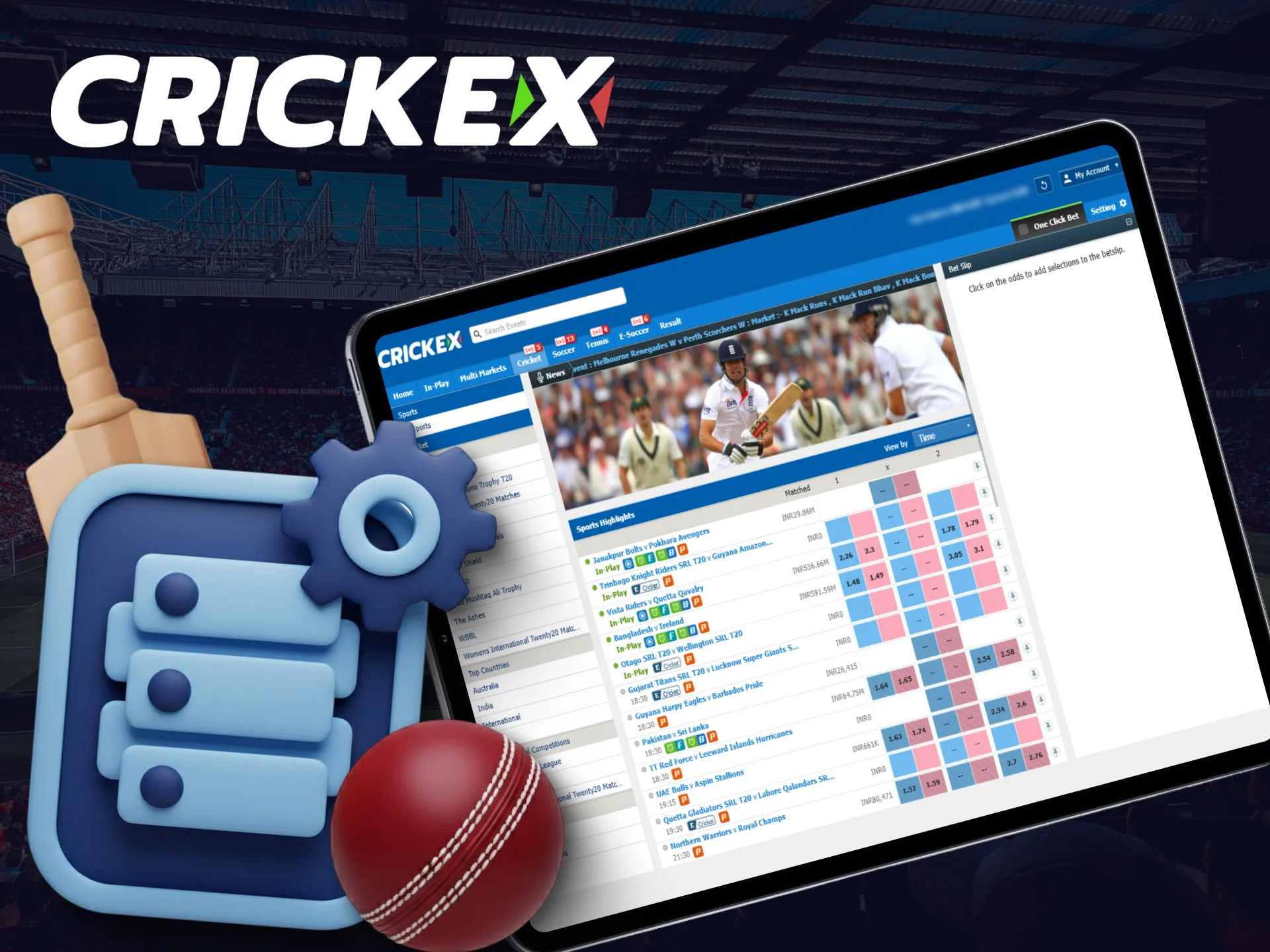 Find profitable betting options to win your next wager on Crickex.