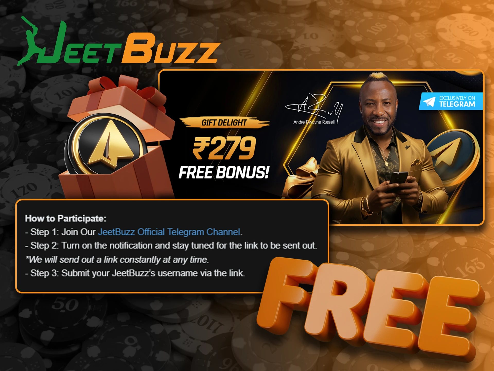 A free bonus is already waiting for you at JeetBuzz.