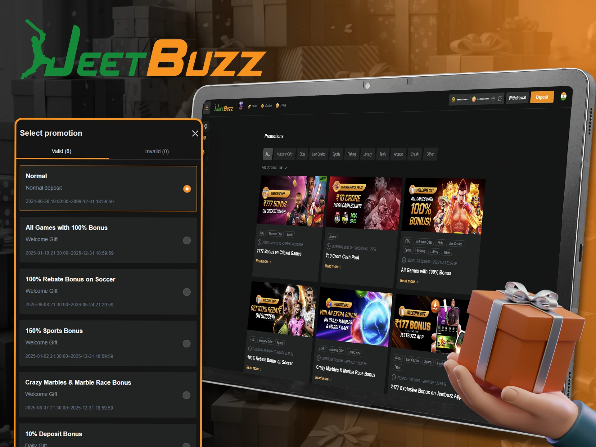 Find out how to get a bonus from JeetBuzz now.