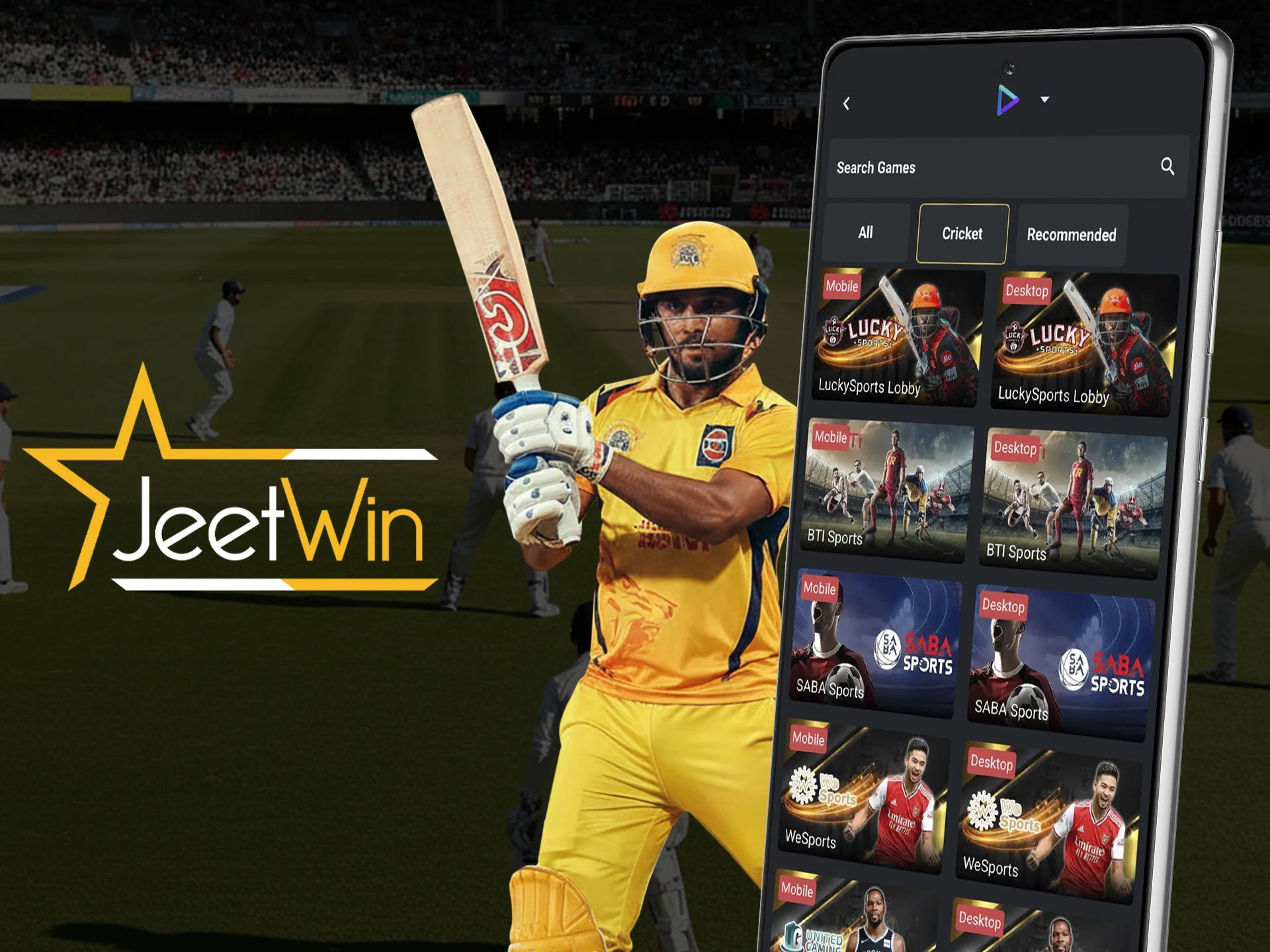 Predict the outcome of cricket matches when betting on the Jeetwin app.