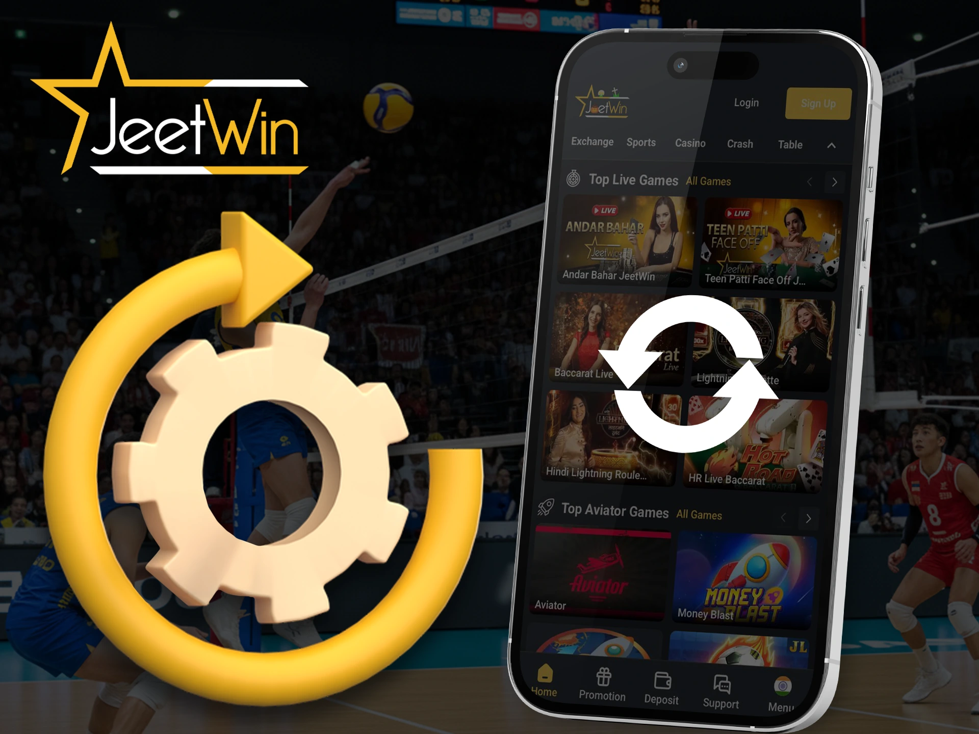 Please use the latest updates to ensure the Jeetwin app works properly.