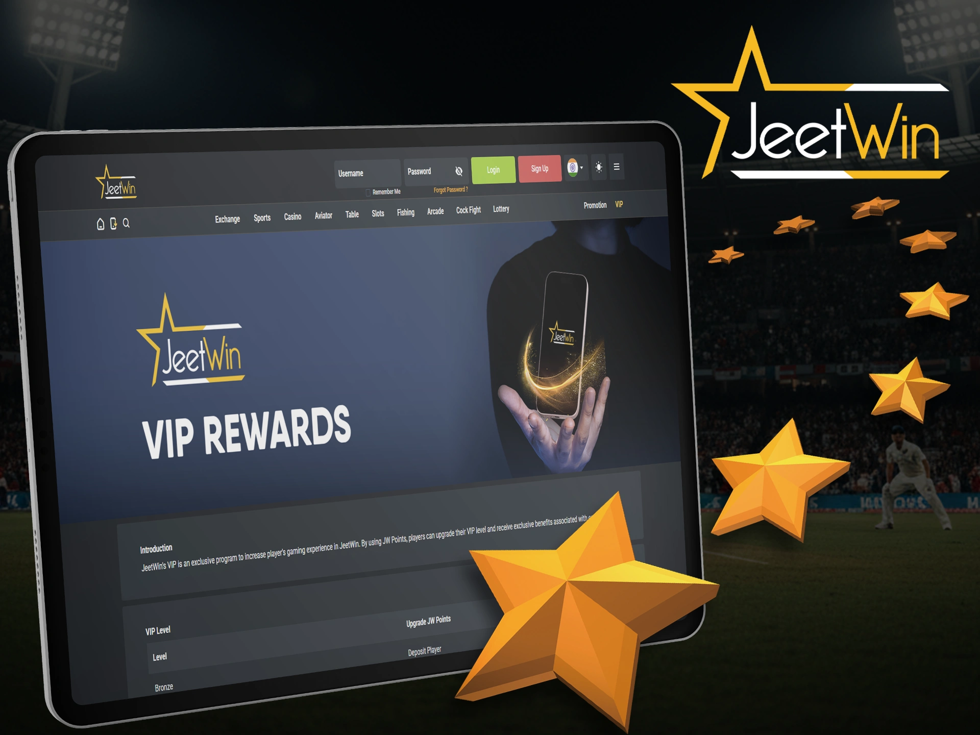 JeetWin is waiting for you with a lot of benefits for players.
