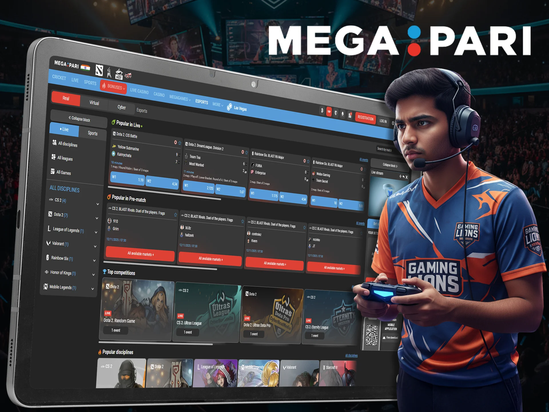 Online gaming is a highly sought-after activity among gamblers at Megapari.