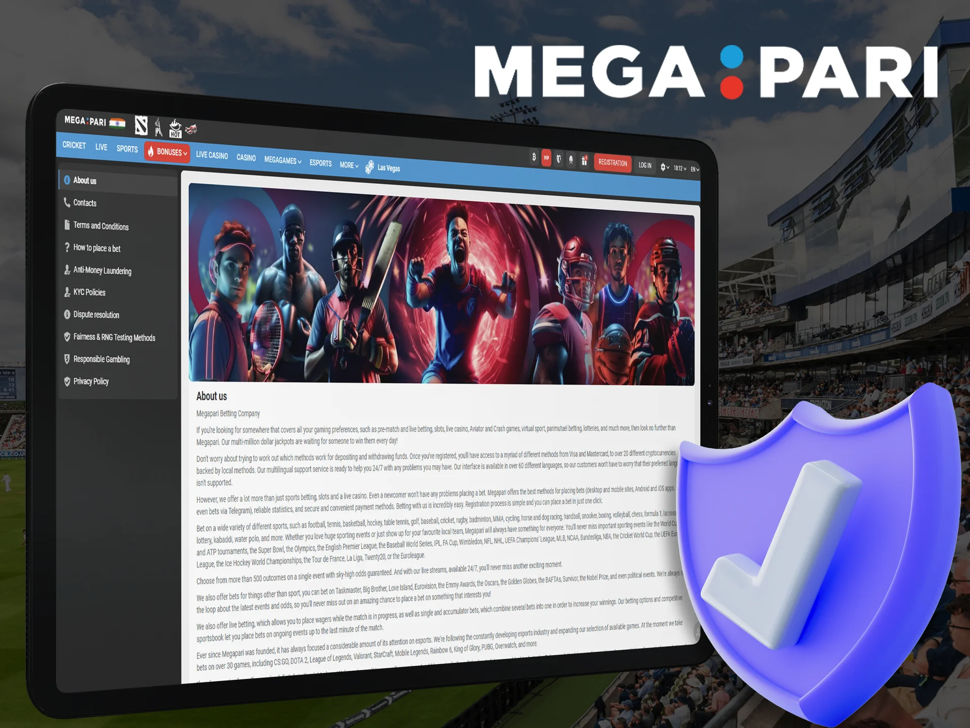 Megapari is a completely legal platform in India.