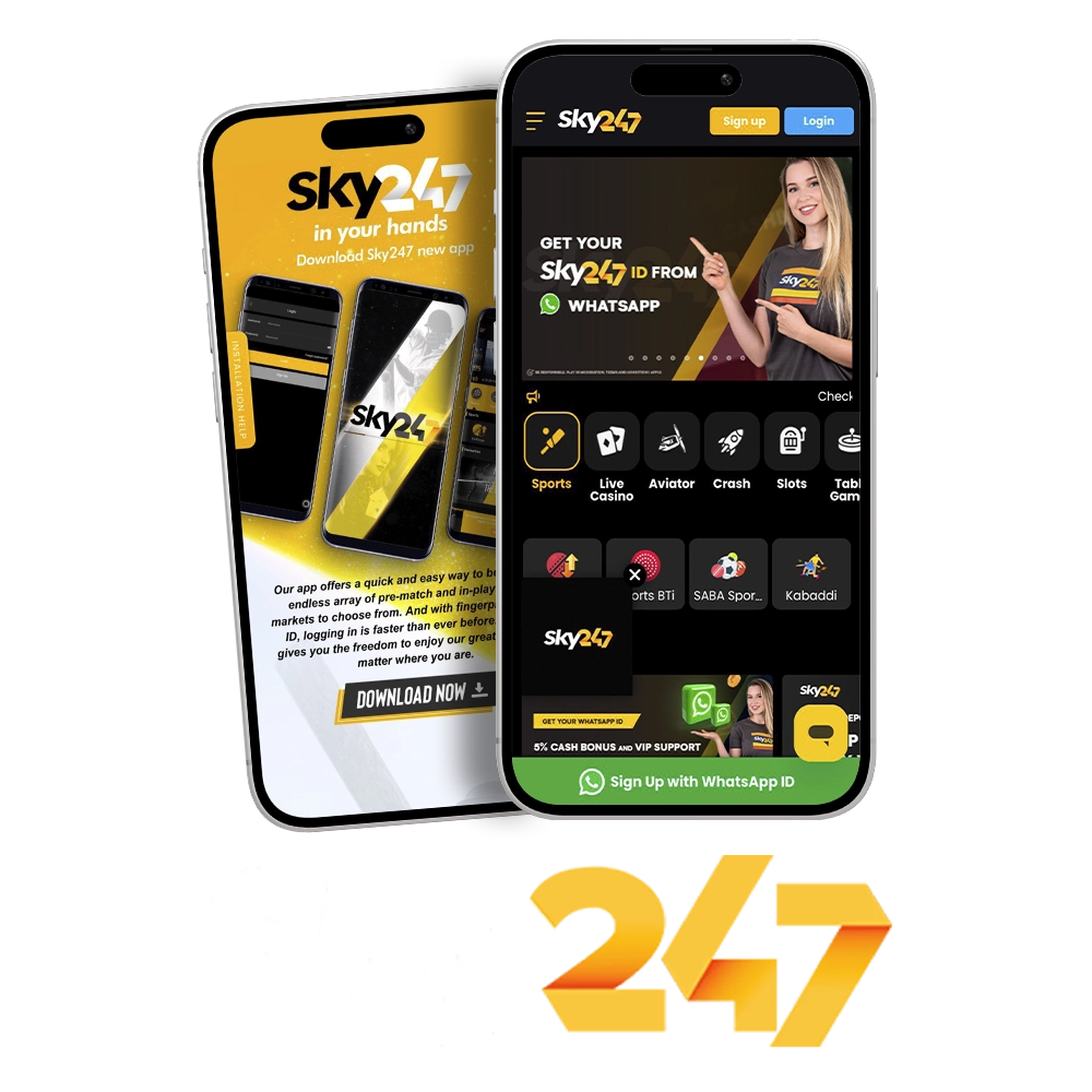 Get quick access to your bets wherever you are with the Sky247 app.