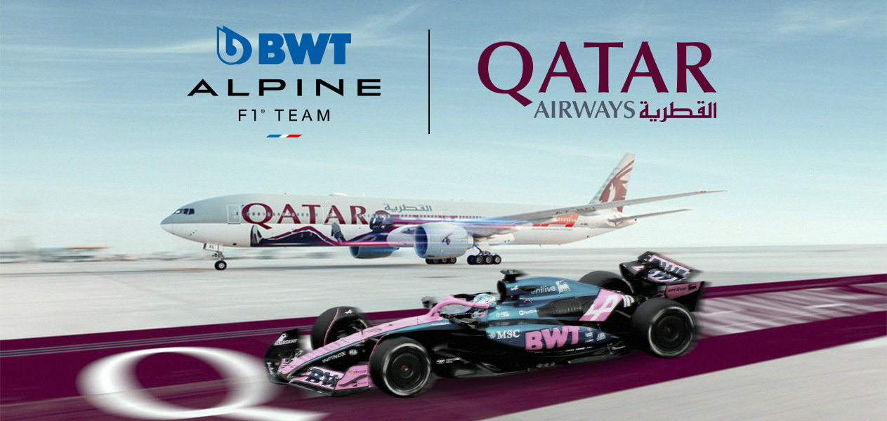 Alpine renews Qatar Airways partnership
