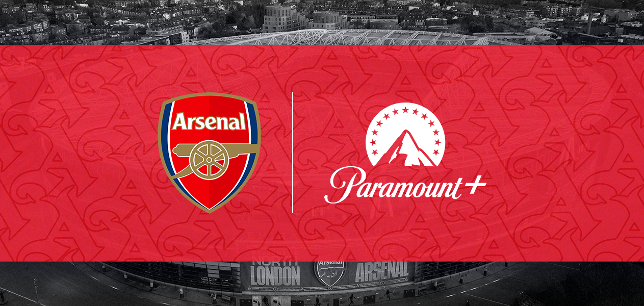 Arsenal Paramount+ new partnership