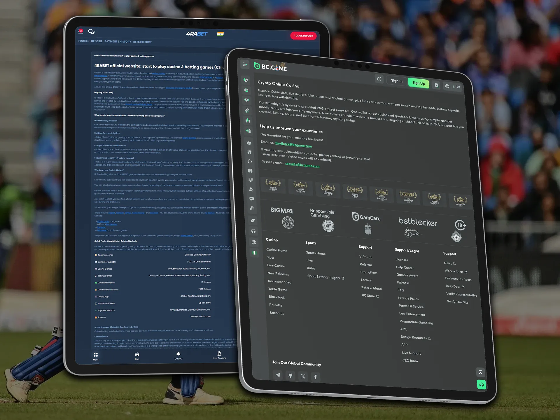 Choose an esports betting site based on its advantages.