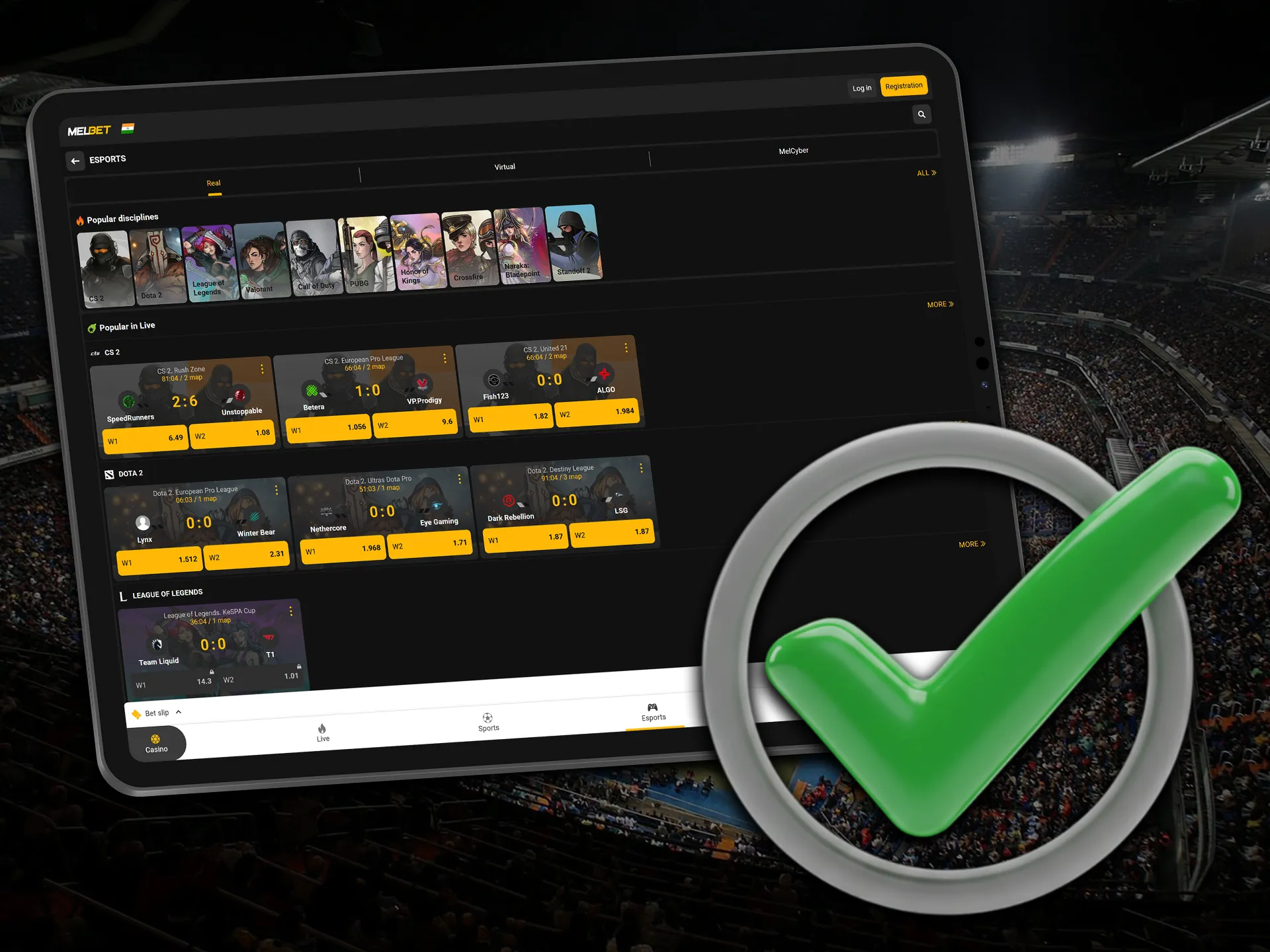 Discover the advantages of betting on esports in India.