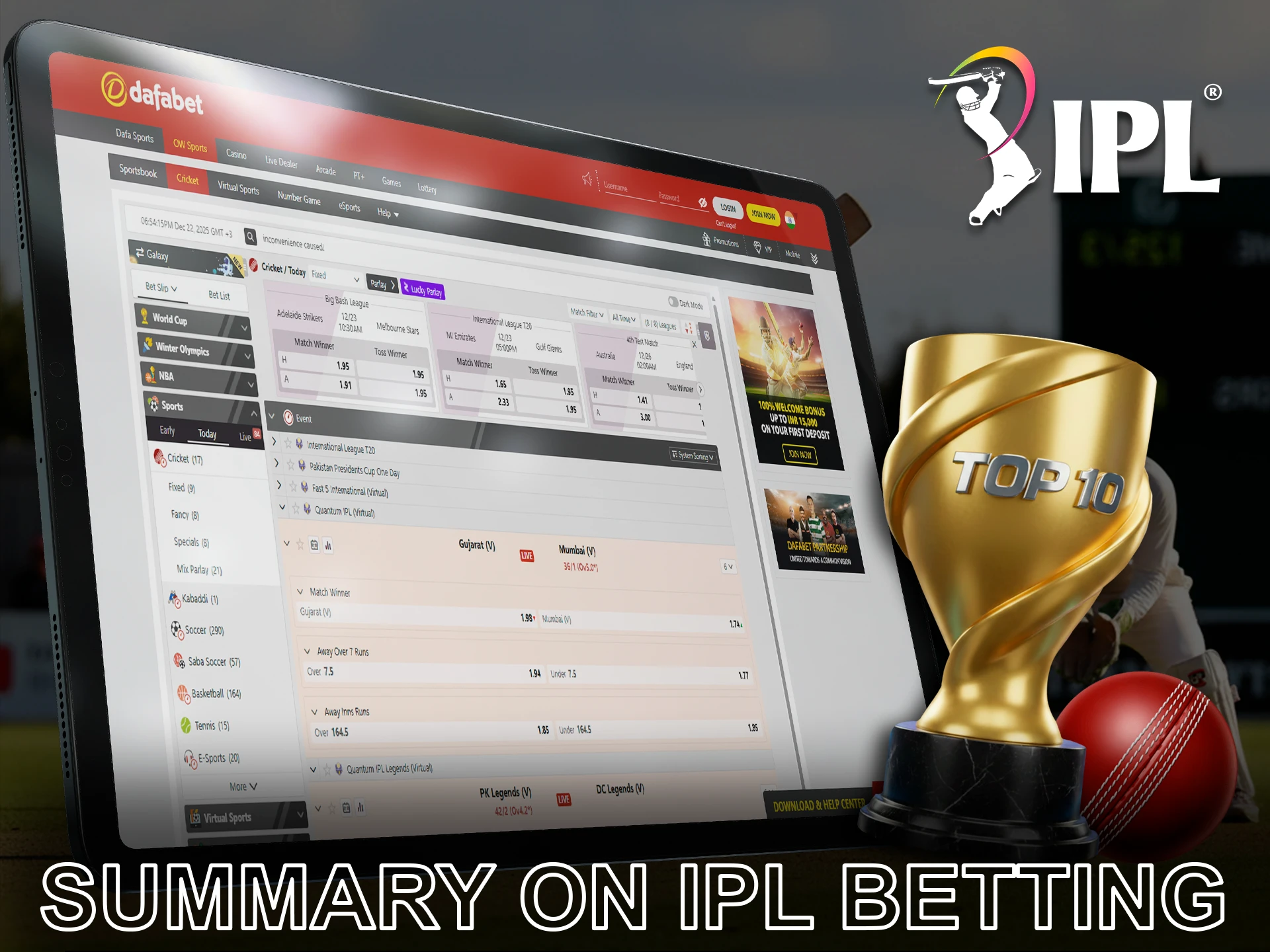 Read Sportskhabri pro team's opinion on IPL betting sites.