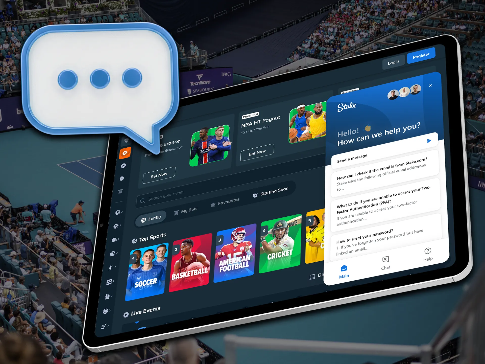 For fast help, legal betting sites offer support via chat, email and social media.